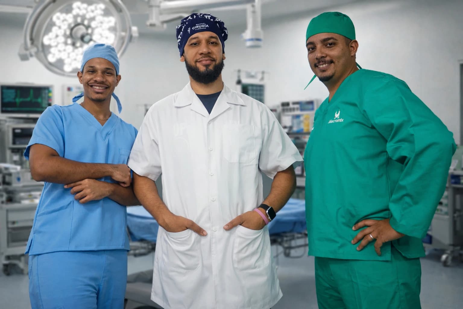 Línea Médica: uniforme fabricado por Inage Uniformes en Santo Domingo (vista 1)